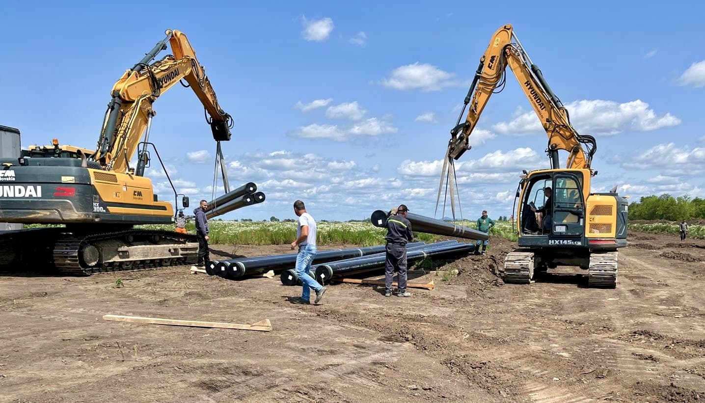 Úspešná prekládka vysokotlakového plynovodu v Šuranoch