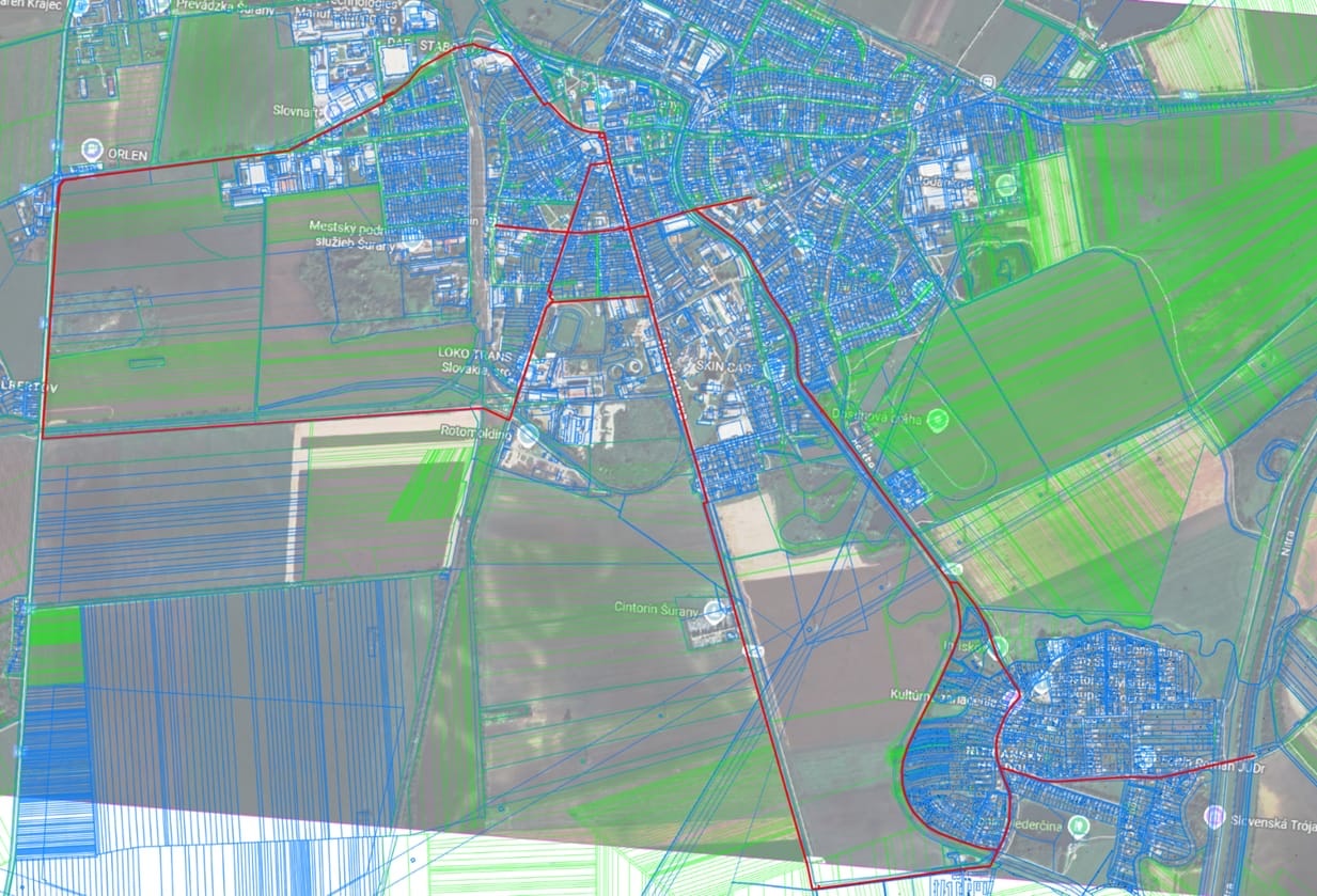 mapa cyklotras
